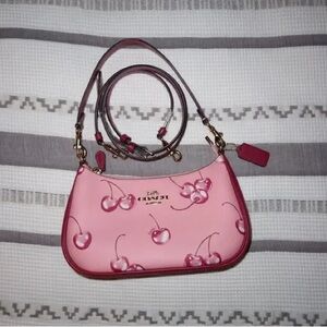 COACH Teri Shoulder Bag With Cherry Print CR290